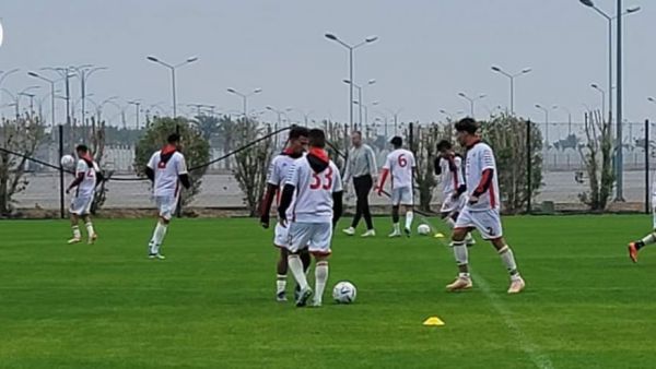 غداً.. منتخبنا الوطني يجري حصة تدريبية أخيرة قبيل انطلاق خليجي25 