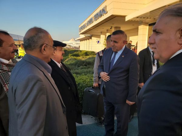 البركاني يصل أنطاليا للمشاركة في الجلسة العامة الـ13 للجمعية البرلمانية الآسيوية