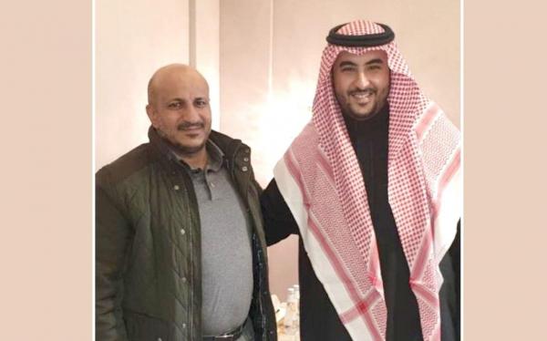 نائب وزير الدفاع السعودي يستقبل قائد المقاومة الوطنية