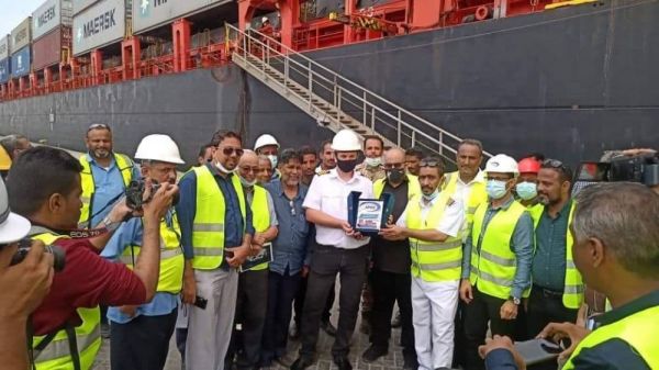 بعد غيابٍ دام لسنوات.. خط ملاحي دولي يستأنف أنشطته إلى ميناء عدن 