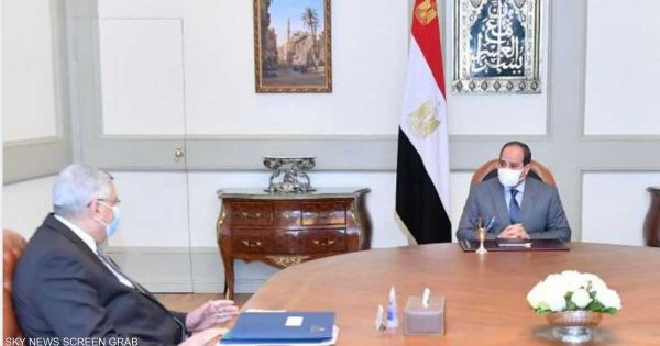السيسي يأمر الحكومة بتعزيز إجراءات الوقاية من كورونا