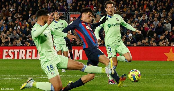 بيدري يقود برشلونة لتخطي خيتافي