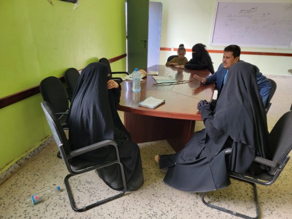 صور| رئيسة دائرة المرأة بالمكتب السياسي تلتقي مدير منظمة ديم للحالات النفسية النسائية