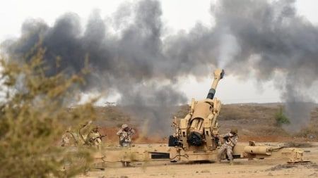 دك تحصينات وآليات حوثية بغارات جوية وقصف مدفعي في صعدة 