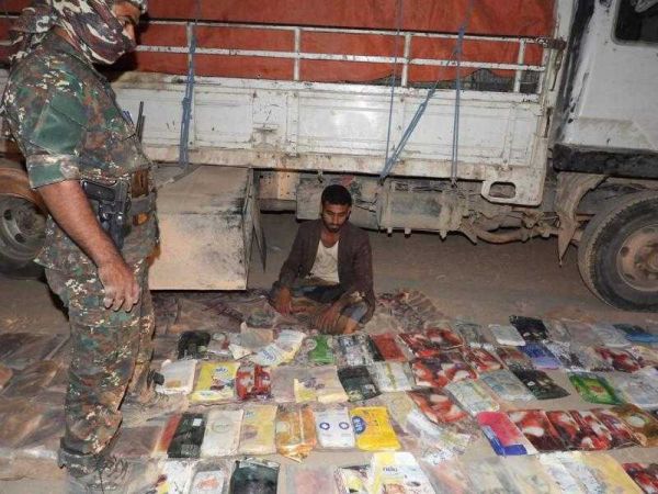 أمن مأرب ينجح في ضبط شحنتين من الحشيش كانتا في طريقهما للحوثيين