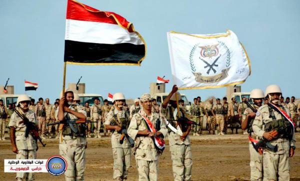 تدشين جاهزية اللواء الخامس.. قيادة المقاومة الوطنية تؤكد أن ألوية حراس الجمهورية قوة للشعب والوطن - «صور + فيديو»