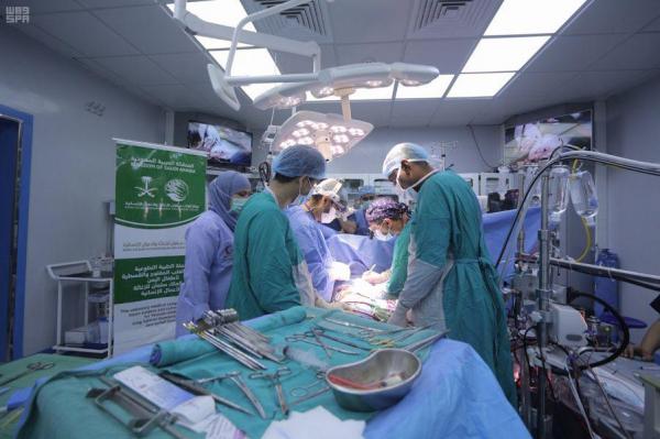 88 عملية قلب وقسطرة أجراها الفريق الطبي السعودي في حملة تطوعية بمدينة المكلا