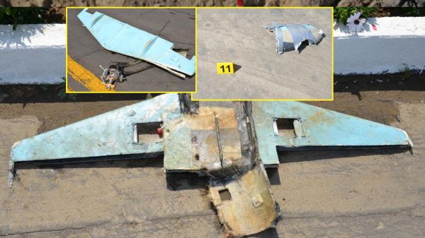 صور | التحالف: استهداف مليشيا الحوثي مطار أبها تم بطائرة مفخخة إيرانية الصنع