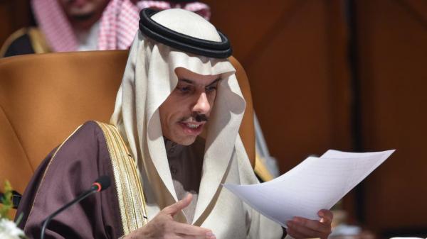 وزير الخارجية السعودية:  المملكة تقف مع الشعب الفلسطيني وإيران عدو للجميع 