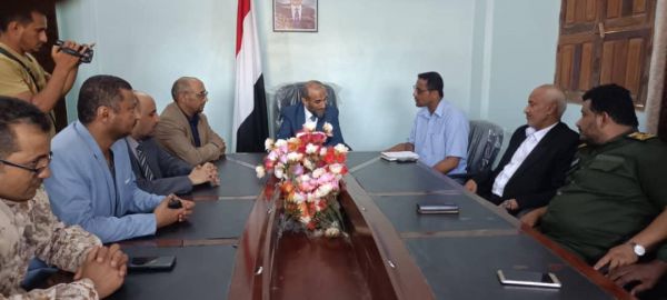 وكيل أول الحديدة يستقبل عضو مجلس القضاء الأعلى "النعماني" والوفد المرافق له في الخوخة