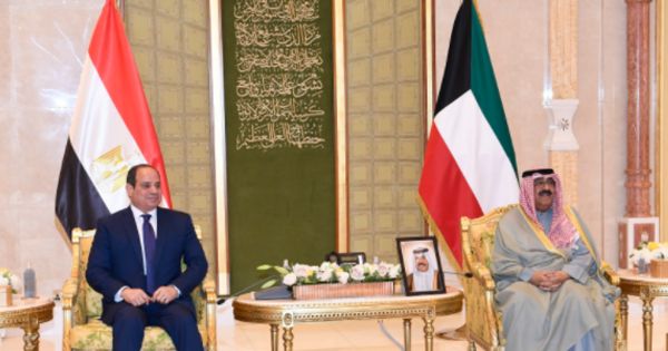 السيسي يجري مباحثات مع ولي العهد الكويتي