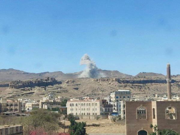 طيران التحالف يكشف كذبة الحوثيين حول منظومة الدفاعات الجوية بضربات على أهداف عسكرية بصنعاء «موسع»