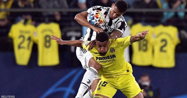 فياريال يفرض التعادل على يوفنتوس في أبطال أوروبا
