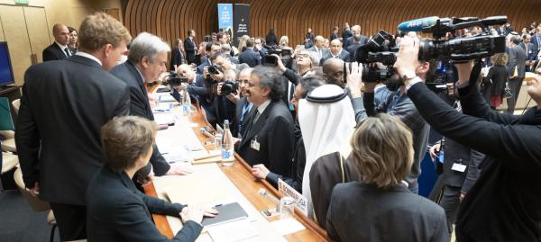 غوتيريش يشيد بالدعم السخي الذي قدمته الإمارات والسعودية لليمن في مؤتمر المانحين