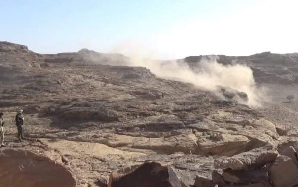 إفشال هجوم حوثي وتدمير عربات في محور كتاف صعدة
