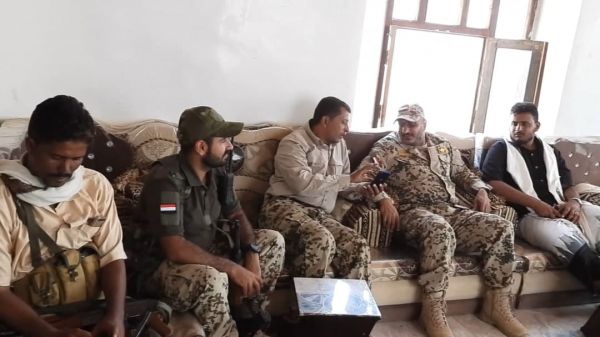قائد المقاومة الوطنية يزور قطاع لواء باب المندب 