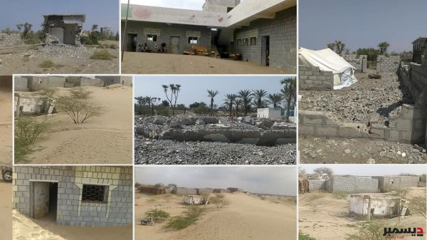 مدارس في الدريهمي دمرت بمتفجرات الحوثي وأخرى نالت منها عوامل التعرية