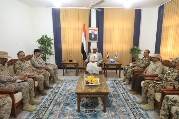 العميد طارق صالح عقب استقباله قائد قوات الدعم والإسناد للتحالف: شركاء المعركة الوطنية ضد العبث الإيراني