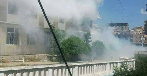 إصابة موظف في مستشفى الثورة بتعز إثر قصفٍ لمليشيا الحوثي 