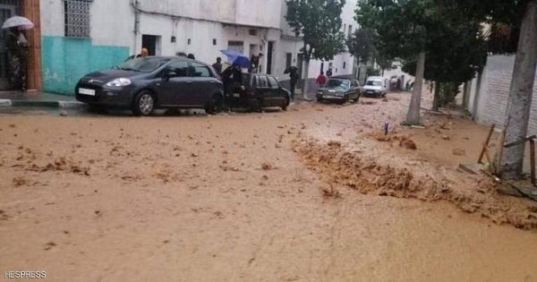  سوء الأحوال الجوية يعطل الدراسة في إقليم تطوان بالمغرب