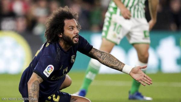  ريال مدريد يكشف طبيعة إصابة مارسيلو وكورتوا