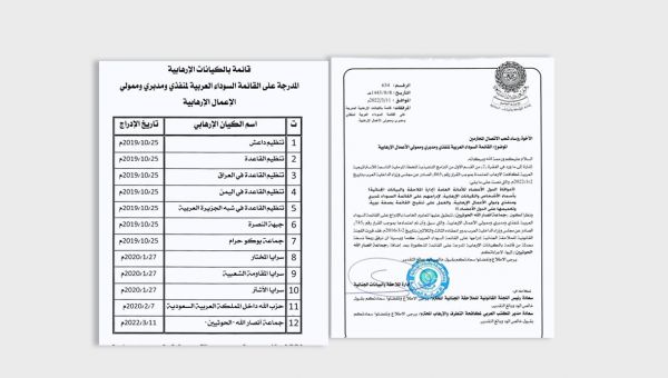 مجلس وزراء الداخلية العرب يضيف الحوثيين إلى لائحة الكيانات الإرهابية 