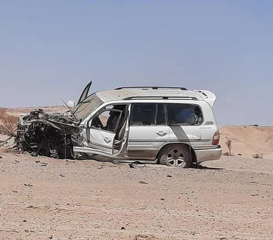 الجوف.. انفجار لغم حوثي بسيارة مواطنين عائدين من السعودية 