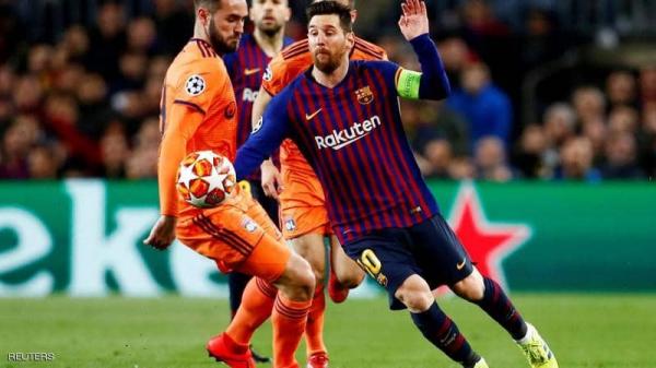 بفضل نجمه الارجنتيني.. برشلونة يحجز مقعدة في ربع نهائي ابطال أوروبا