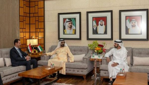 اكدوا الحفاظ على وحدة سوريا وانسحاب القوات الأجنبية .. الإمارات تستقبل بشار الأسد
