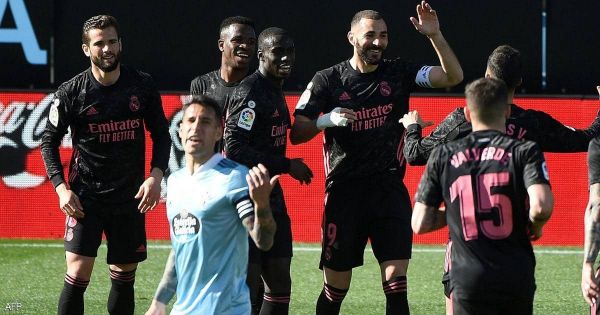 الدوري الإسباني.. ريال مدريد يقترب من القمة  بعد اسقاطه سلتا فيغو 