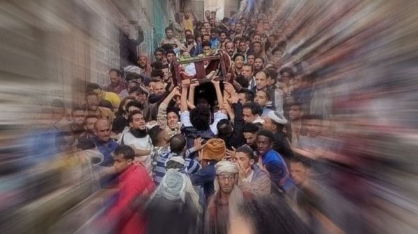 رئيس فرع سياسي المقاومة الوطنية في إب: تظاهرة تشييع المكحل تجسد الموقف الشعبي ضد مليشيا الحوثي 