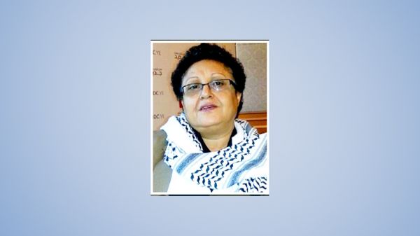الأمين العام المساعد للمؤتمر فائقة السيّد تهنئ رئيس وأعضاء المكتب السياسي للمقاومة الوطنية بمرور عامٍ على التأسيس 