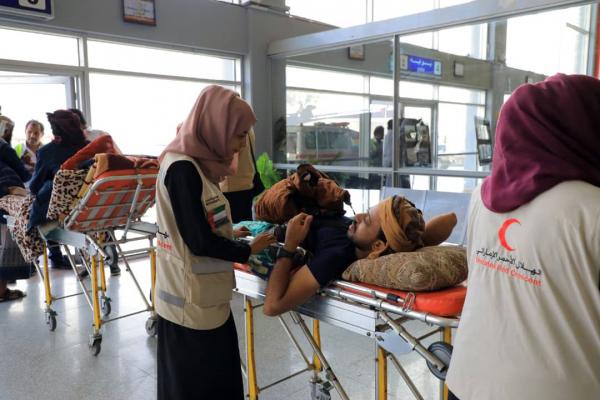 62 جريحا يغادرون إلى الهند لتلقي العلاج على نفقة الإمارات