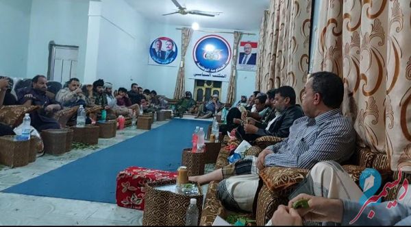 قعطبة تشهد أمسية رمضانية مشتركة لمشايخ وأعيان من إب والضالع بدعوة من سياسي المقاومة الوطنية 