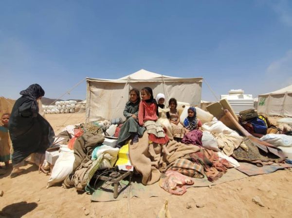 إدارة النازحين بمأرب تحذر من تحريض قيادات حوثية على مخيمات النزوح