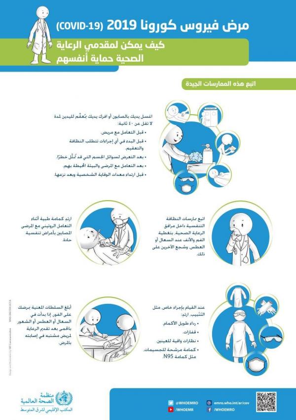 كيف يمكن لمقدمي الرعاية الصحية حماية أنفسهم؟