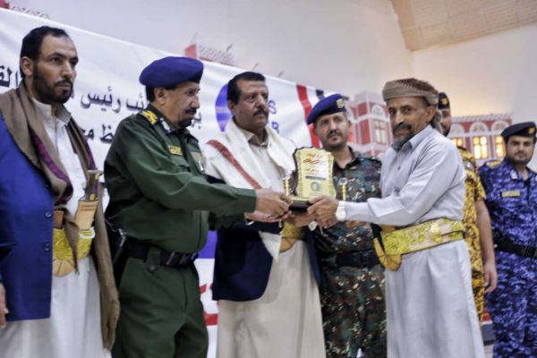 تكريم أسر 600 شهيداً من منتسبي الأجهزة الأمنية بمأرب