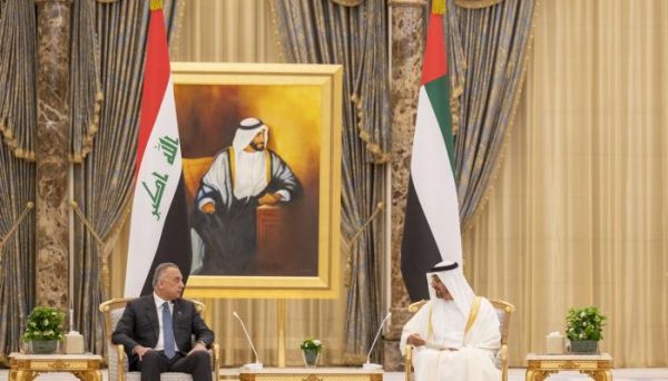 محمد بن زايد: الإمارات تقف دائما بجانب استقرار العراق ومصالح شعبه