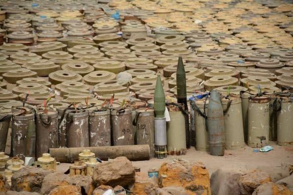 «مسام»: نزع 2,277 لغماً حوثياً خلال الأسبوع الماضي 