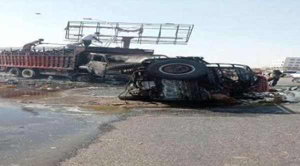 وفاة مجموعة مسافرين إثر حادث مروري مروع بين لحج وعدن