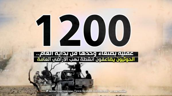 1200 عملية بصنعاء وحدها من بداية العام.. الحوثيون يضاعفون أنشطة نهب الأراضي العامة والخاصة