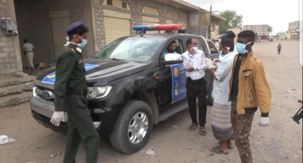 شرطة التحيتا تنفذ حملة للتوعية بمخاطر كورونا 