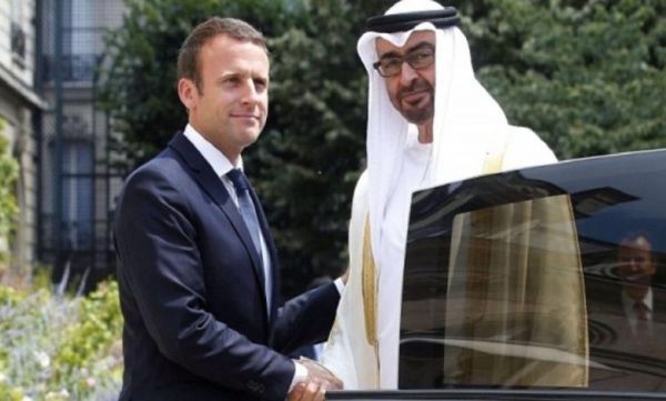 ولي عهد أبوظبي يهنئ ماكرون بإعادة انتخابه رئيسا لفرنسا