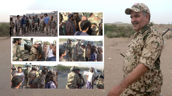 فيديو + صور | قائد اللواء الثالث حراس الجمهورية يعود إلى عرينه داخل الحديدة وسط حفاوة منتسبي اللواء 