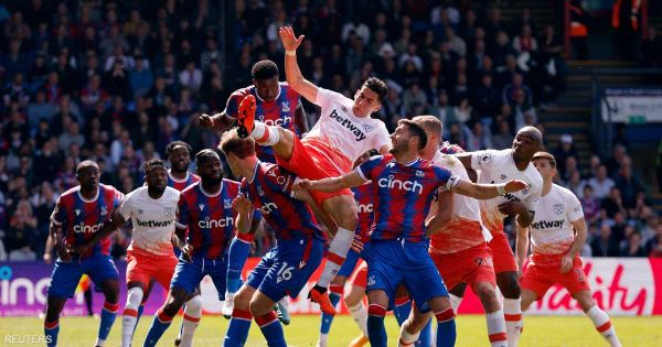 الدوري الإنجليزي: كريستال بالاس يفوز على وست هام