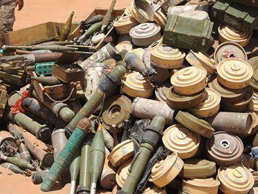 إتلاف 2500 لغم حوثي في محور البقع صعدة