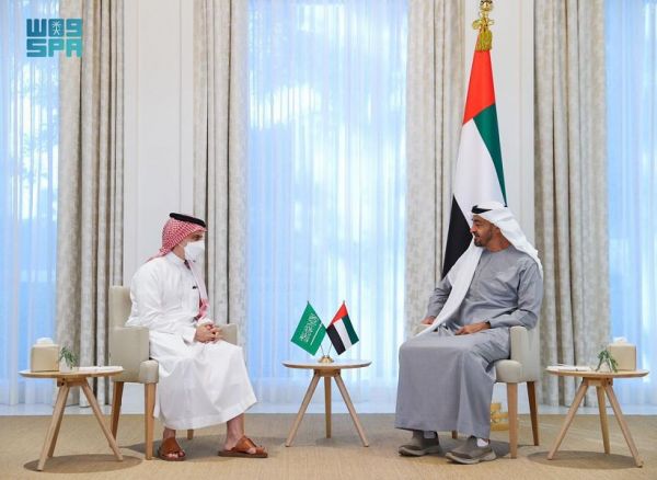 محمد بن زايد ووزير خارجية السعودية يبحثان التعاون الاستراتيجي بين البلدين