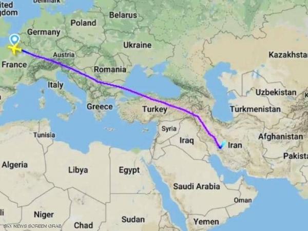 طائرة فرنسية تختفي من الرادار قبل الهبوط اضطراريا في إيران