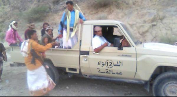 تعزيزات العمالقة إلى جبهة الأزارق في الضالع تتكلل بتقدم ميداني