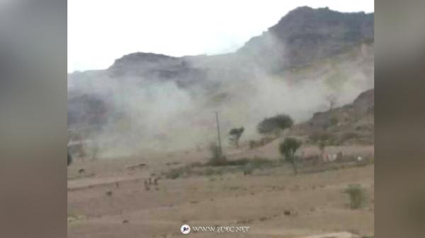 استشهاد امرأة بقصف حوثي على إحدى قرى قانية